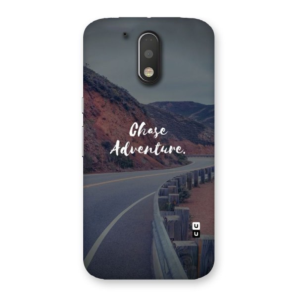 Chase Adventure Back Case for Motorola Moto G4