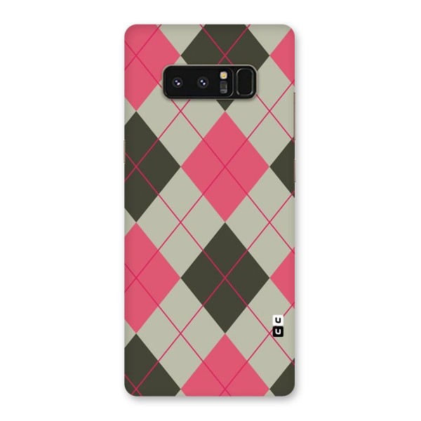 Check And Lines Back Case for Galaxy Note 8