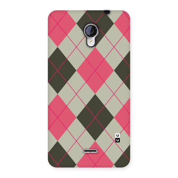 Check And Lines Back Case for Micromax Unite 2 A106