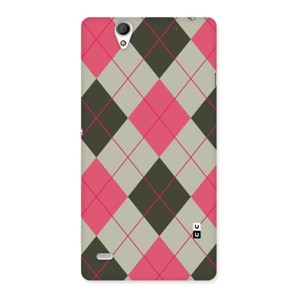 Check And Lines Back Case for Sony Xperia C4