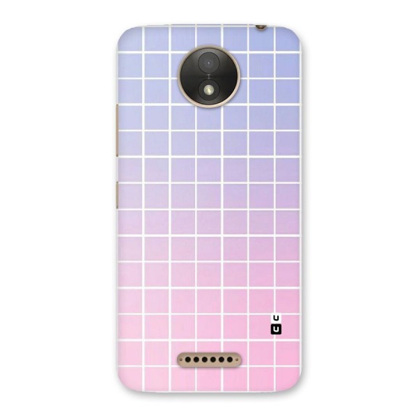 Check Shades Back Case for Moto C Plus