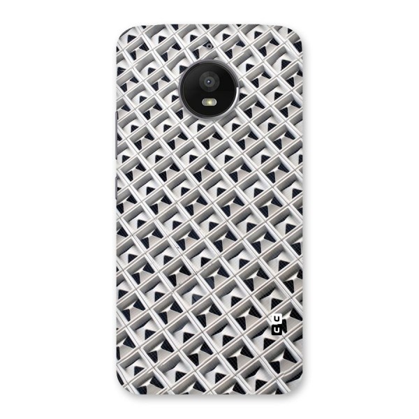 Check White Design Back Case for Moto E4 Plus