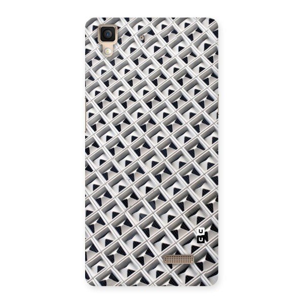 Check White Design Back Case for Oppo R7