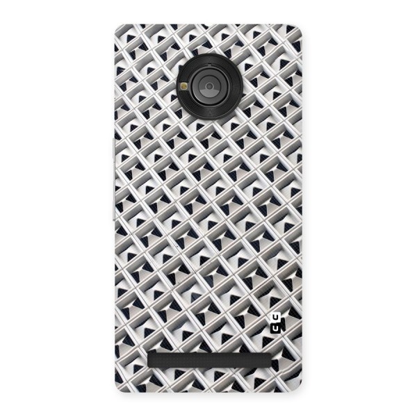 Check White Design Back Case for Yu Yuphoria