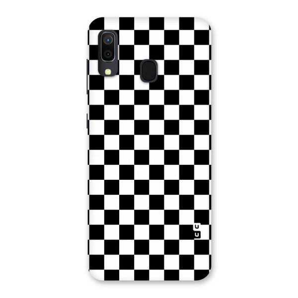 Checkerboard Back Case for Galaxy A20