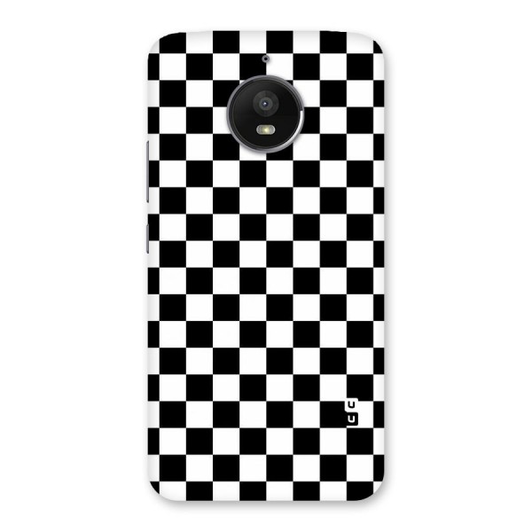 Checkerboard Back Case for Moto E4 Plus