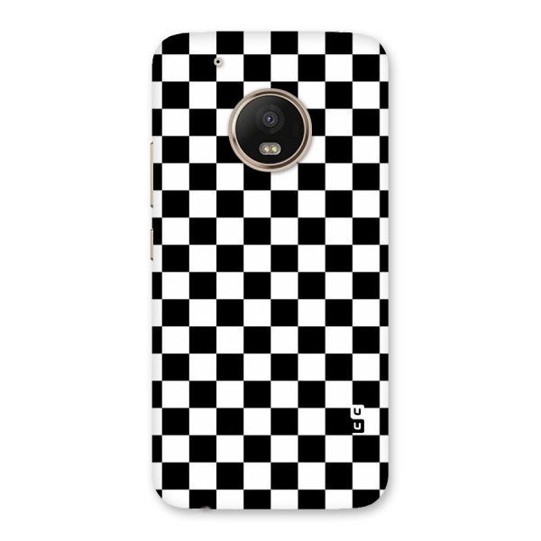 Checkerboard Back Case for Moto G5 Plus