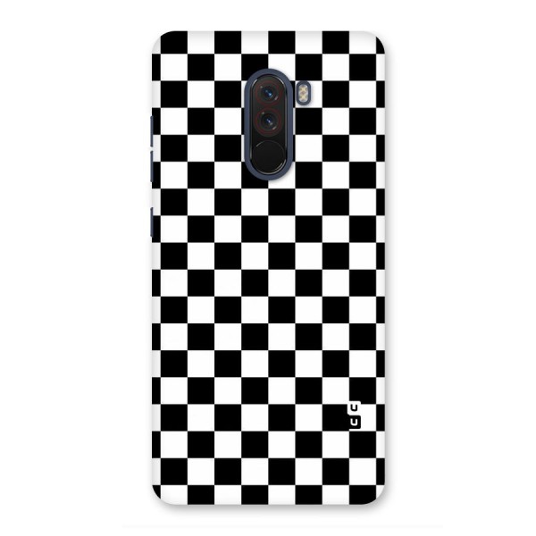 Checkerboard Back Case for Poco F1