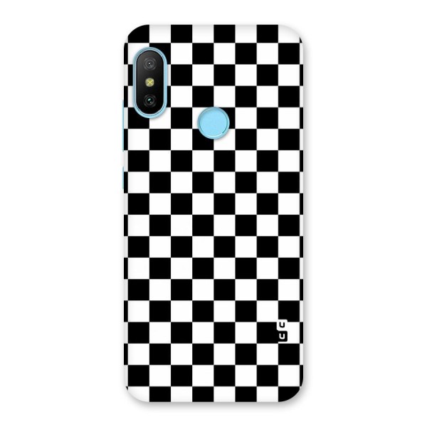 Checkerboard Back Case for Redmi 6 Pro