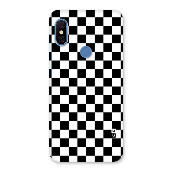 Checkerboard Back Case for Redmi Note 6 Pro