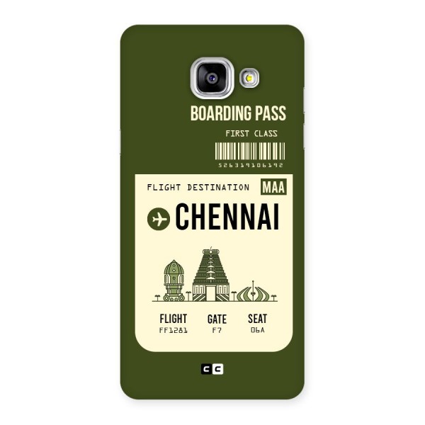 Chennai Boarding Pass Back Case for Galaxy A5 2016