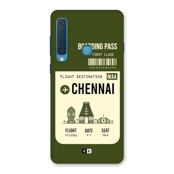 Chennai Boarding Pass Back Case for Galaxy A9 (2018)