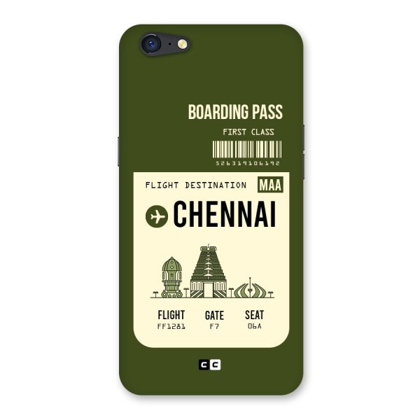 Chennai Boarding Pass Back Case for Oppo A71