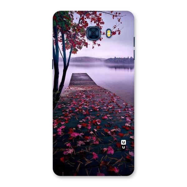 Cherry Blossom Dock Back Case for Galaxy C7 Pro