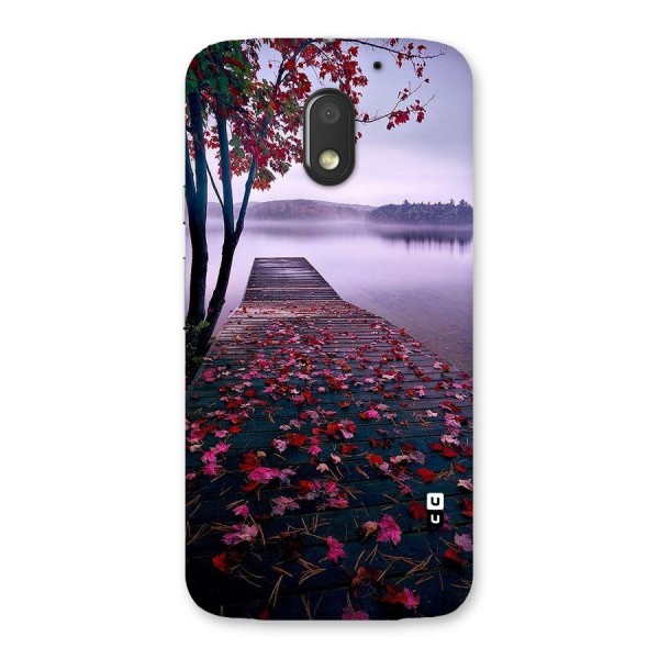 Cherry Blossom Dock Back Case for Moto E3 Power