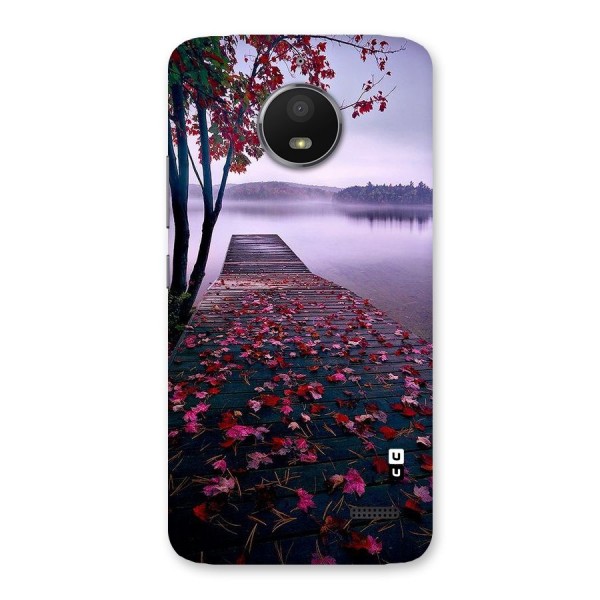 Cherry Blossom Dock Back Case for Moto E4