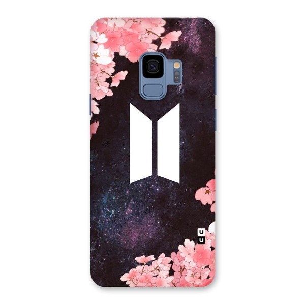 Cherry Blossom Pause Design Back Case for Galaxy S9