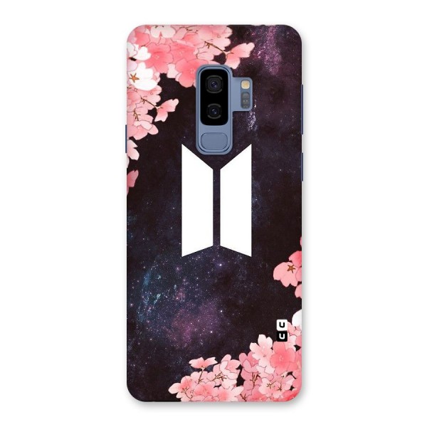 Cherry Blossom Pause Design Back Case for Galaxy S9 Plus