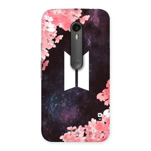 Cherry Blossom Pause Design Back Case for Moto G3