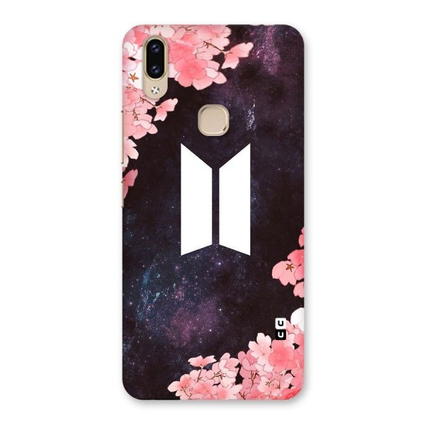 Cherry Blossom Pause Design Back Case for Vivo V9