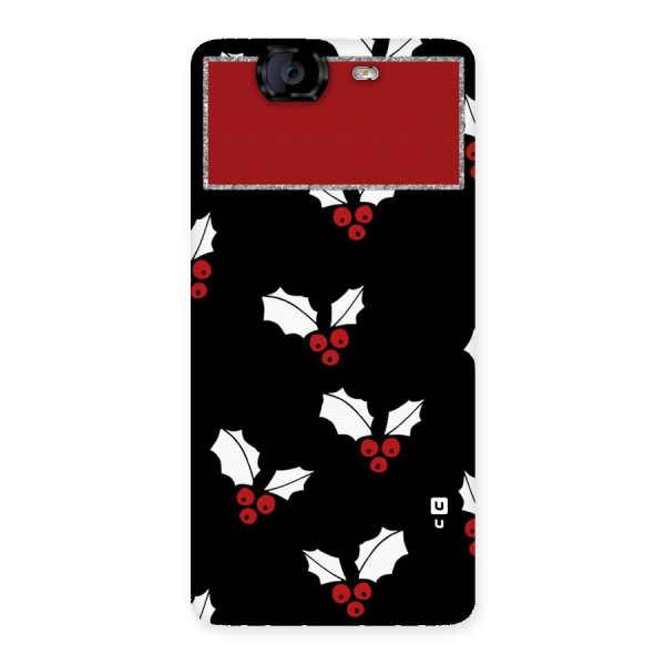 Cherry Leaf Design Back Case for Canvas Knight A350