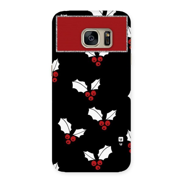 Cherry Leaf Design Back Case for Galaxy S7