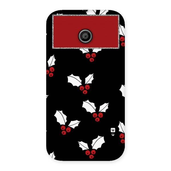 Cherry Leaf Design Back Case for Moto E