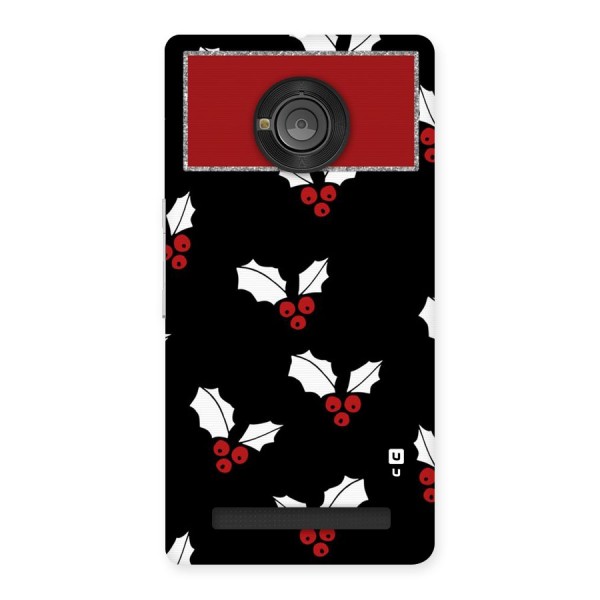 Cherry Leaf Design Back Case for Yu Yuphoria