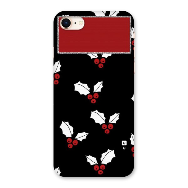 Cherry Leaf Design Back Case for iPhone 8