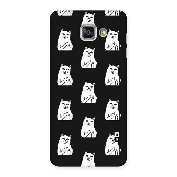 Chill Cat Pattern Back Case for Galaxy A7 2016