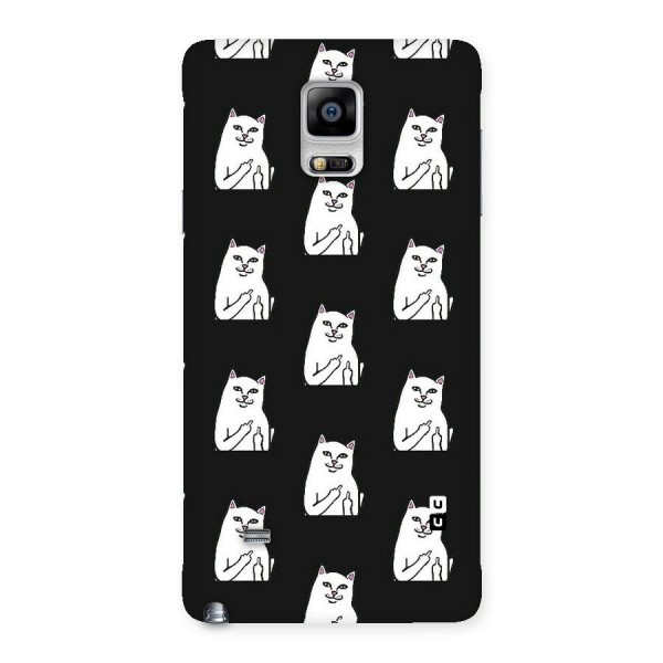 Chill Cat Pattern Back Case for Galaxy Note 4