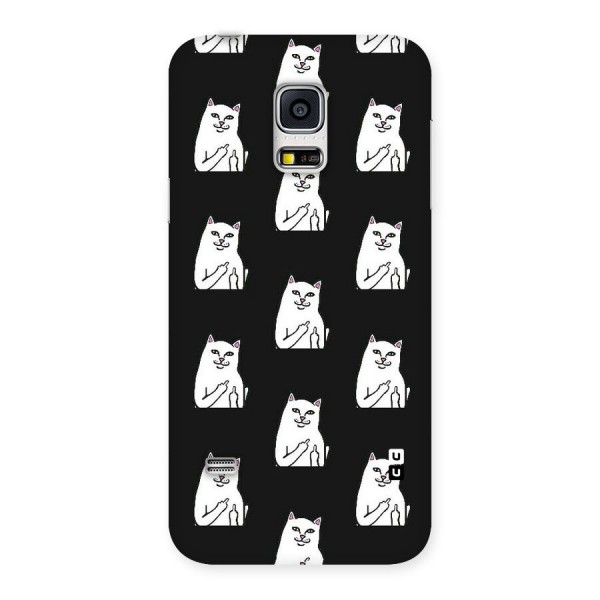 Chill Cat Pattern Back Case for Galaxy S5 Mini