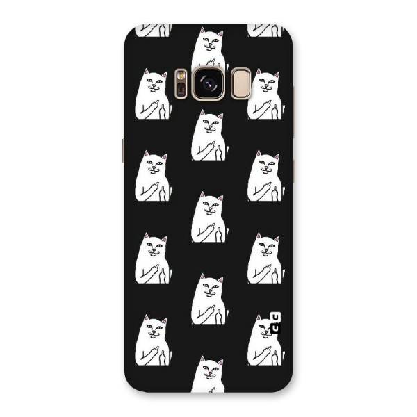 Chill Cat Pattern Back Case for Galaxy S8