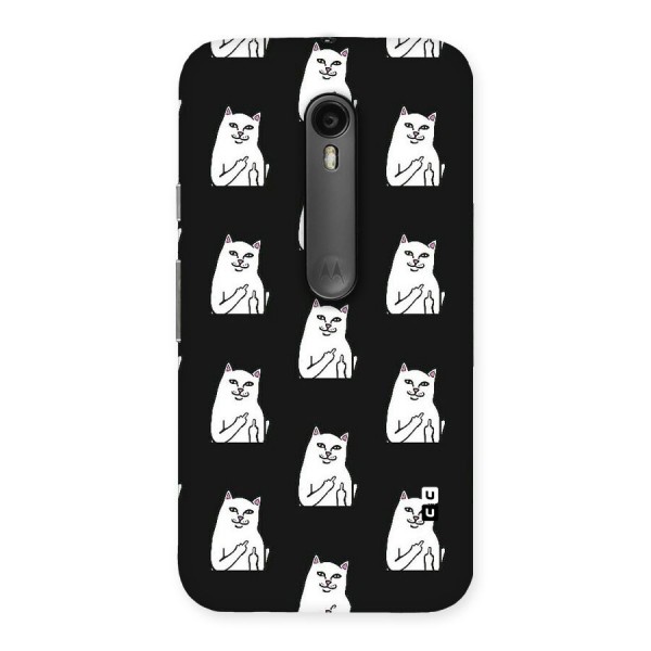 Chill Cat Pattern Back Case for Moto G3