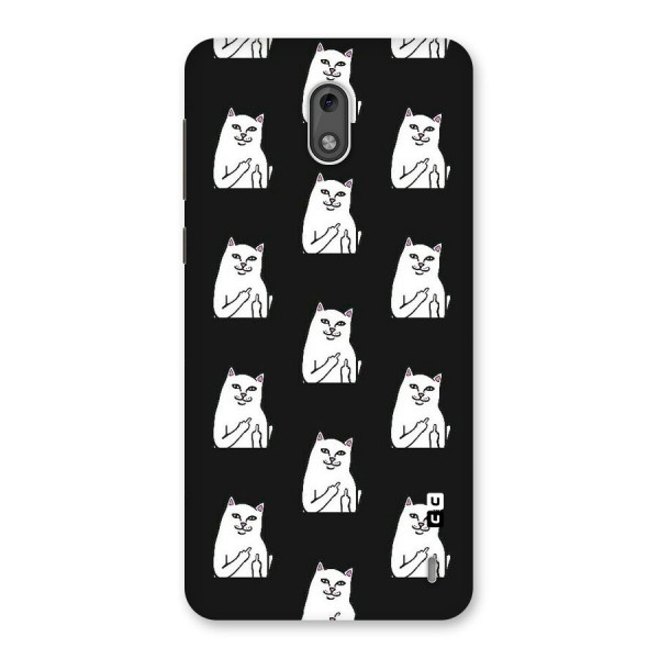 Chill Cat Pattern Back Case for Nokia 2