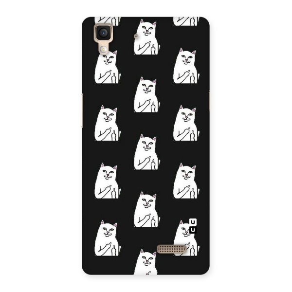 Chill Cat Pattern Back Case for Oppo R7