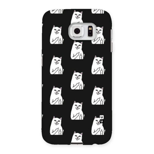 Chill Cat Pattern Back Case for Samsung Galaxy S6