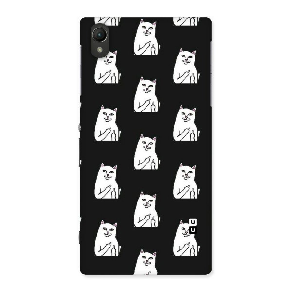 Chill Cat Pattern Back Case for Sony Xperia Z1