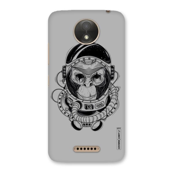 Chimpanzee Astronaut Back Case for Moto C Plus