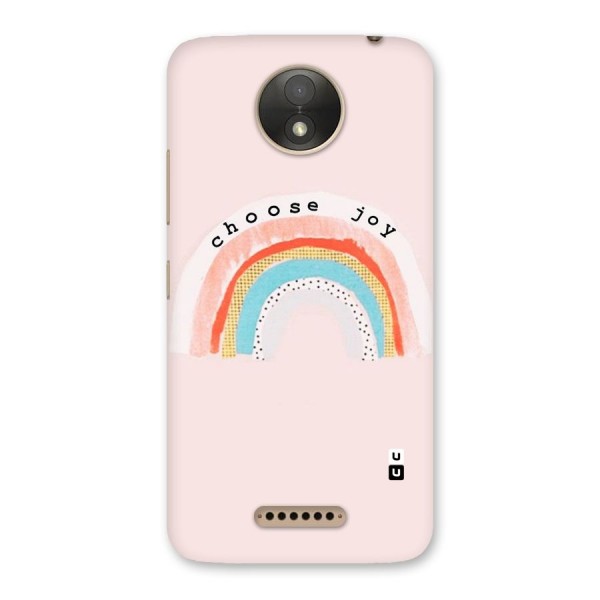 Choose Joy Back Case for Moto C Plus