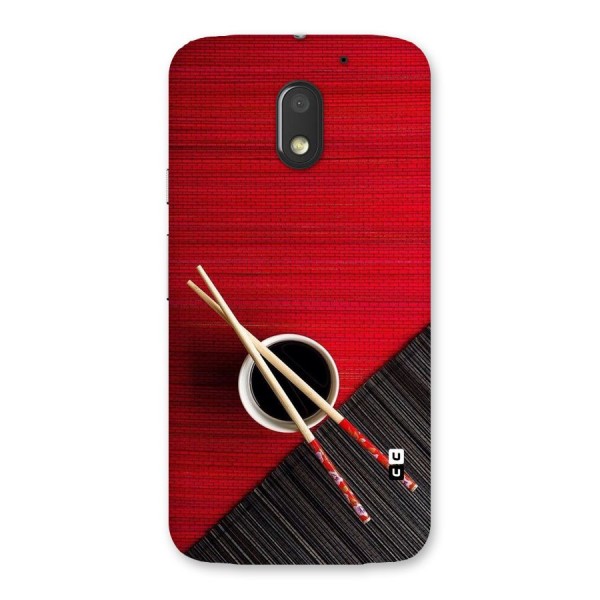 Chopstick Design Back Case for Moto E3 Power