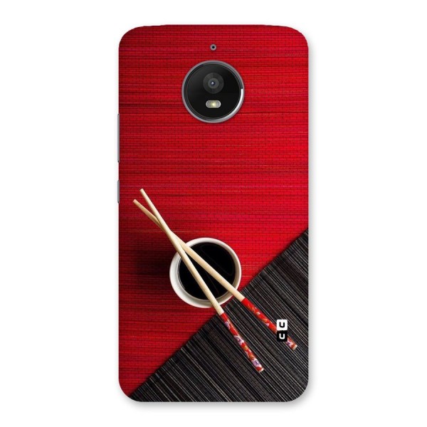 Chopstick Design Back Case for Moto E4 Plus