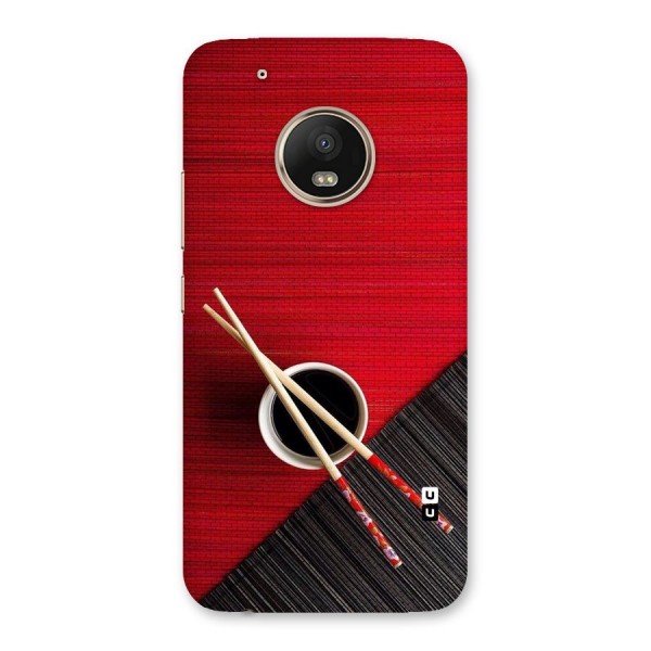 Chopstick Design Back Case for Moto G5 Plus