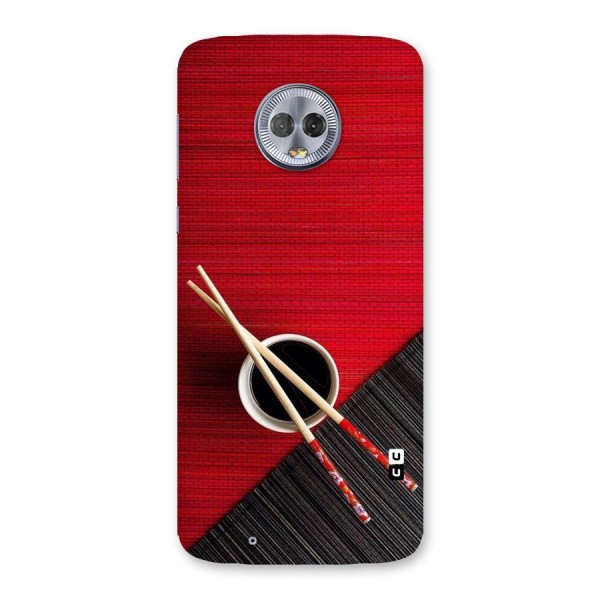 Chopstick Design Back Case for Moto G6