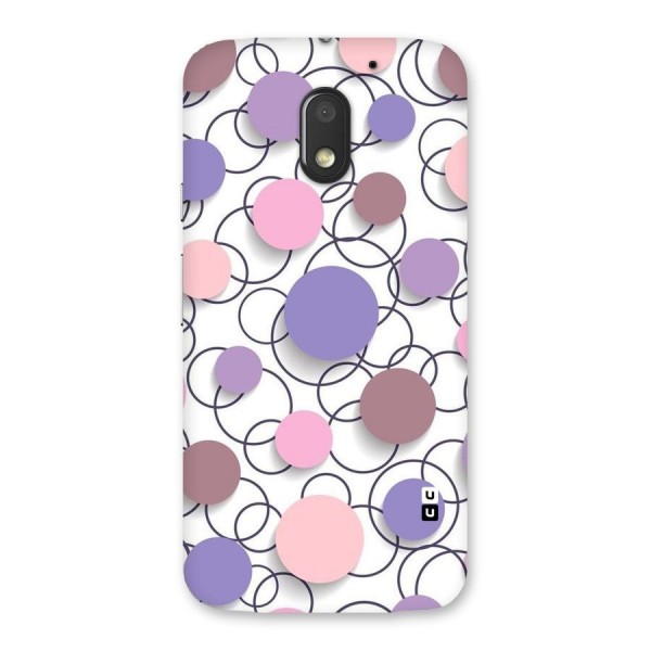 Circles And More Back Case for Moto E3 Power