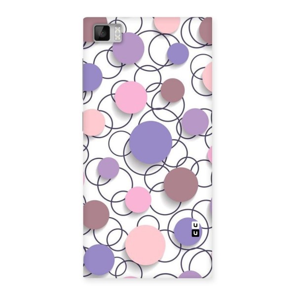 Circles And More Back Case for Xiaomi Mi3