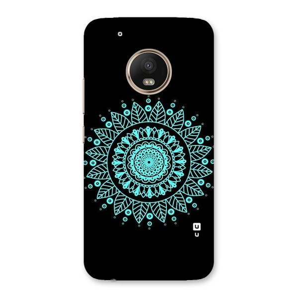 Circles Pattern Art Back Case for Moto G5 Plus