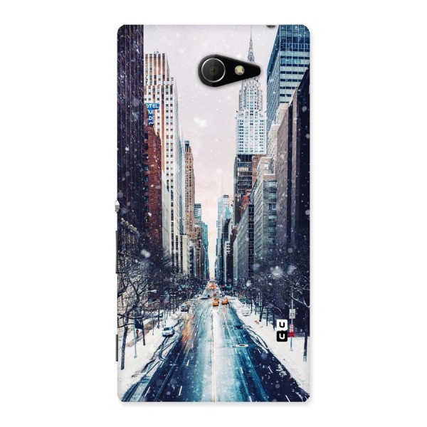 City Snow Back Case for Sony Xperia M2