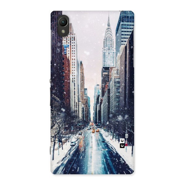 City Snow Back Case for Sony Xperia Z1