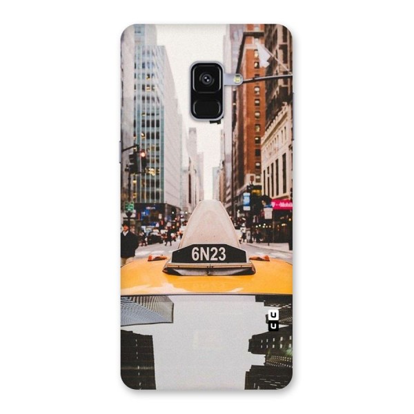 City Taxi Back Case for Galaxy A8 Plus